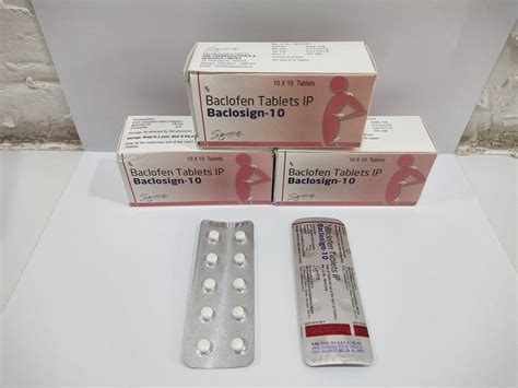 Baclosign Mg Tablet Packaging Size Tablets At Rs Tablet In Nagpur