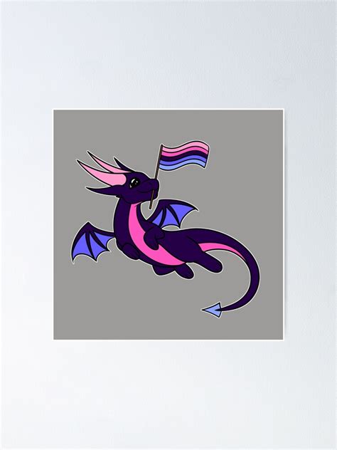 Omnisexual Pride Dragon Poster For Sale By Wellthatwasnt Redbubble