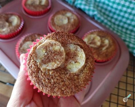 Cupcake De Banana Com Aveia Receita Fit