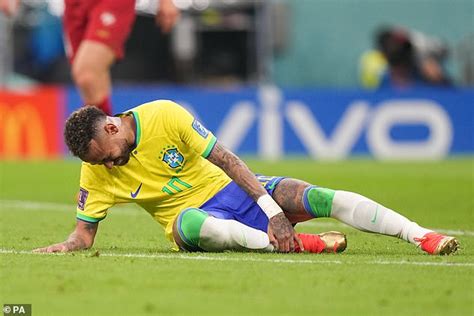 Neymar Shares Horrific Image Of His Swollen Ankle After Hobbling Out Of