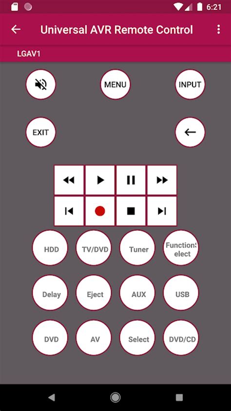 Universal AVR Remote Control APK for Android - Download