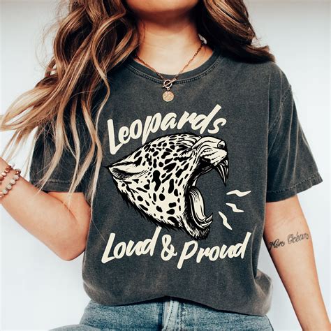 Leopards Shirt Leopard Tshirts Leopard Mascot Shirt Mascot Tee