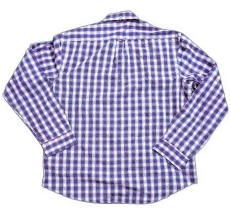 Men Cotton Check Shirt Formal Full Sleeves At Rs In Pathankot