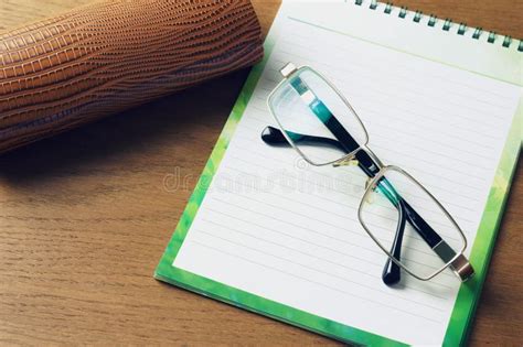 Notepad On The Table Stock Image Image Of Office Brown 50888057