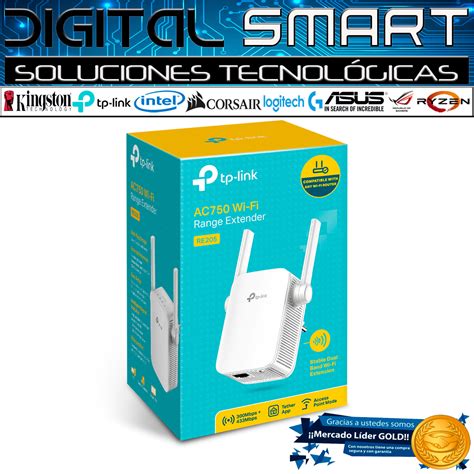 EXTENSOR DE COBERTURA WIFI TP LINK RE200 AC750 DOBLE BANDA Digital Smart