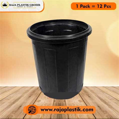 Tong Sampah Hitam 50 Liter Aliyahtarosharp