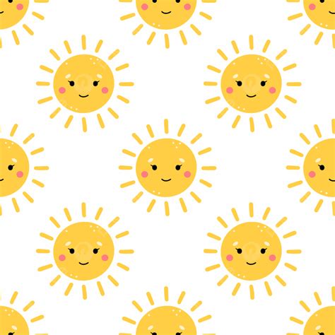 Background Matahari Kuning Lucu Dengan Wajah Dan Senyum, Matahari ...