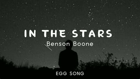 Benson Boone In The Stars Lyrics YouTube