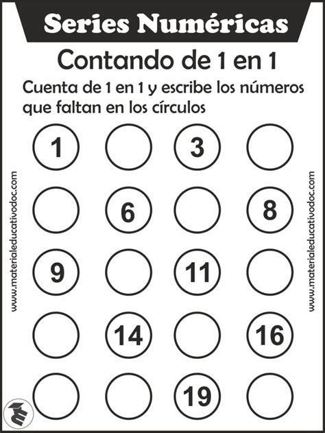 Series Numéricas cuadernillo de ejercicios Material descargable