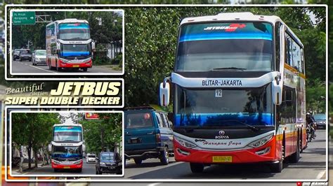 Menyita Banyak Perhatian Saat Bus Double Decker Harapan Jaya Melaju