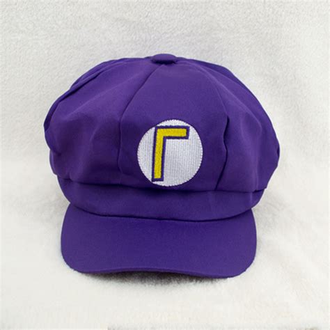 Gorro De Waluigi Super Mario Bros Cosplay