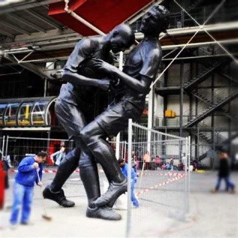 Zinedine Zidane Headbutt Statue Unveiled In Paris Six Y Flickr