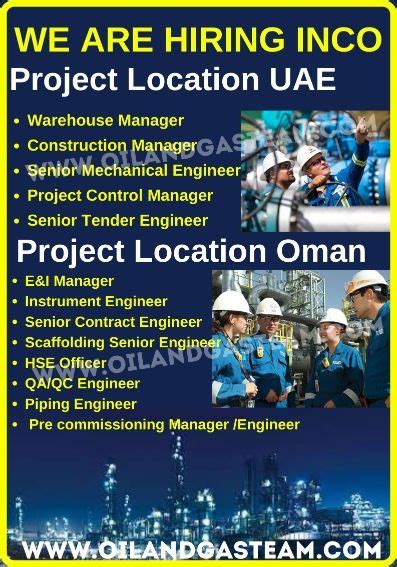 Uae Oman Hse Officer Mechanical Instrument Piping Engineer Jobs