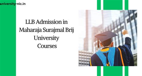 LLB Admission in Maharaja Surajmal Brij University, Courses, 2024