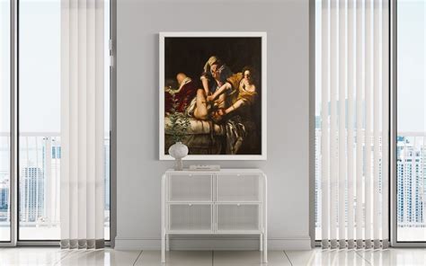 Judith Slaying Holofernes by Gentileschi Canvas, Wall Art Canvas Design ...