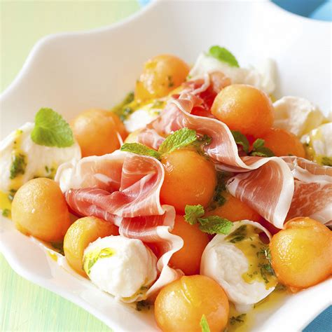 Recette Salade De Melon Mozzarella Et Jambon Cru