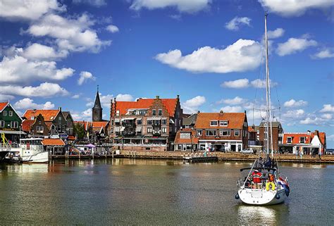 Harbour of Volendam, Netherlands. Photograph by Sergey Pro