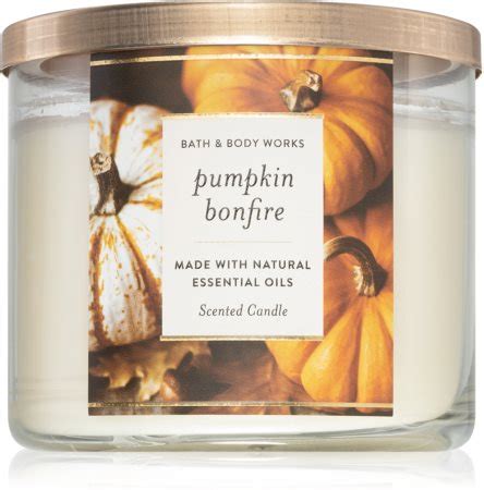 Bath Body Works Pumpkin Bonfire kvapioji žvakė su eteriniais aliejais