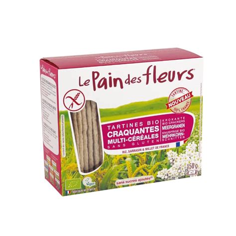 Organic Multigrains Crispbread 150gr Le Pain Des Fleurs 4 Seasons