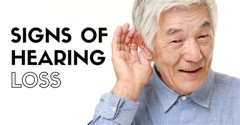 Common Signs Of Hearing Loss Hearing Aid Associates