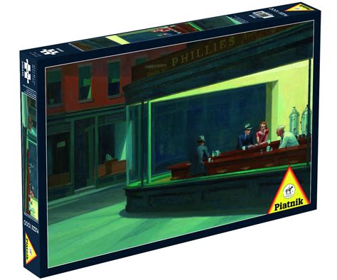 Piatnik Edward Hopper Nighthawks Jigsaw Puzzle 1000 Pieces Pdk