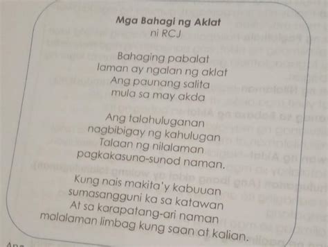 Halimbawa Ng Mga Tula Ng Filipino