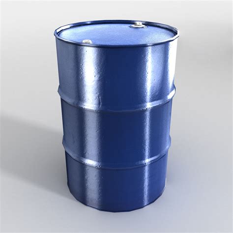 Metal Drums 55 & 30 Gallon 3D Model $34 - .ma .fbx .obj - Free3D