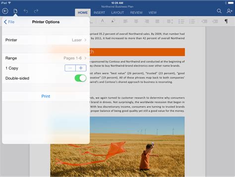 Microsoft Office For Ipad Finally Adds Printing Feature Pcworld