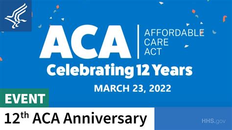 Affordable Care Act 12th Anniversary March 23 2022 Part 1 Of 1 Youtube