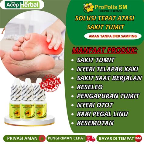 Jual Propolis Sm Spesialis Obat Nyeri Tumit Kaki Obat Sakit Tumit