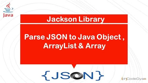 Parse Json To Java Object Arraylist Array Using Jackson Library Youtube