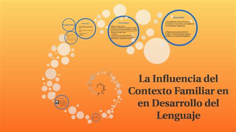 La Influencia Del Contexto Familiar En En Desarrollo Del Len By Ruth Ladron