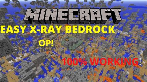 New Easy Minecraft X Ray Glitch Ps4 Xbox And PC Bedrock Only YouTube