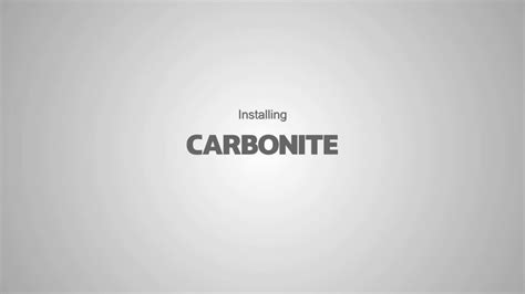 Installing Carbonite for Home - YouTube