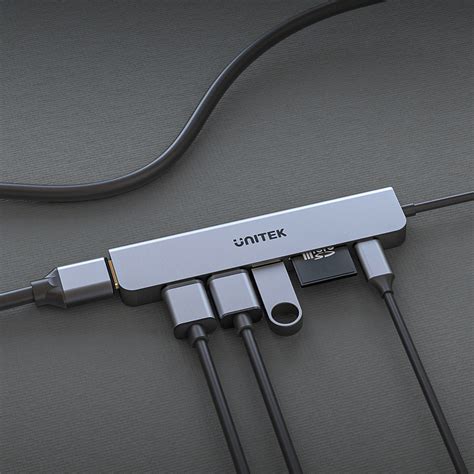 Unitek Hub Usb C 7w1 100w Hdmi 4k H1118a Proline