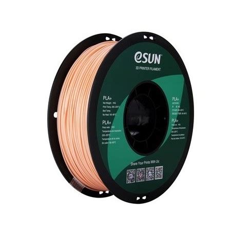 eSUN PLA+ 3D Printing Filament Diameter 1.75mm Colour Beige Spool Size 1kg