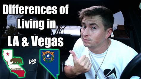 Difference Of Living In Las Vegas Compared To La California Vs Nevada