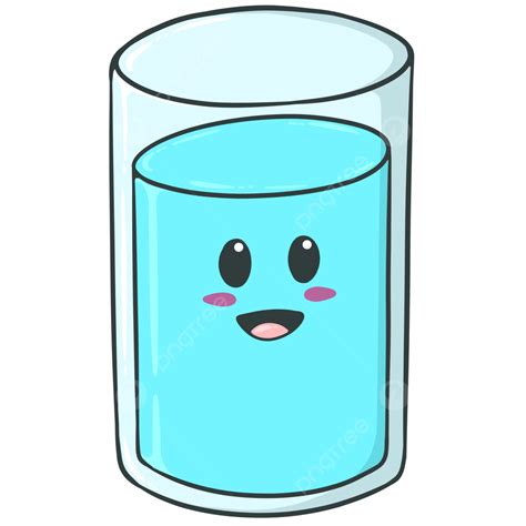 Personaje De Vaso De Agua PNG dibujos Imágenes Prediseñadas De Vaso De