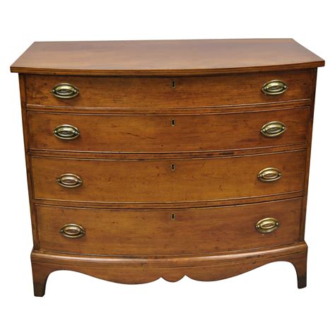 Antique Mahogany Hepplewhite Bedroom Dresser High Boy At 1stdibs