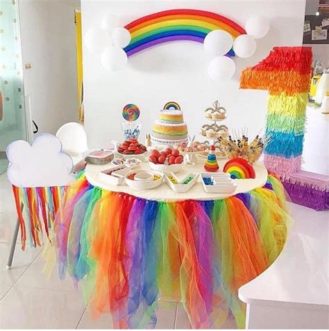 Ideas Para Fiestas Tem Ticas De Arcoiris Decoraci N Decoracion