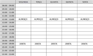 Como Fazer Um Quadro Hor Rio Eficiente Como Fazer