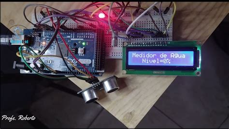 Medir Nivel De Agua Con Sensor Ultrasonico Con Arduino En Tinkercad