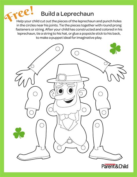 Build A Leprechaun Template