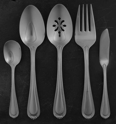 Countess Stainless Piece Hostess Set By Oneida Silver