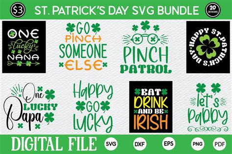 St Patricks Day Svg Bundle Bundle · Creative Fabrica