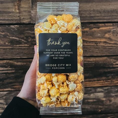 Custom Labels — Gourmet Popcorn | Miss Hannah's Popcorn