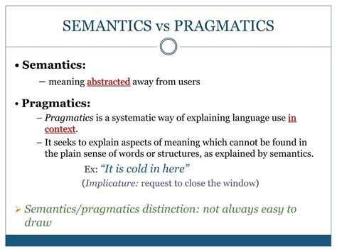 Difference Between Semantics And Pragmatics 783