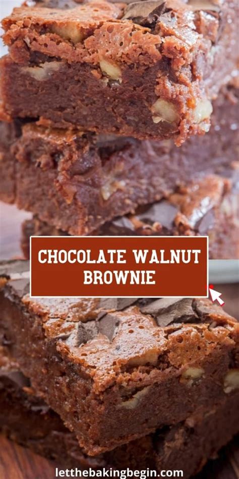 Chocolate Walnut Brownie I