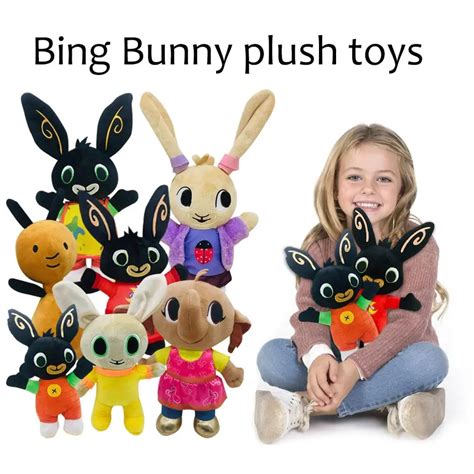 20 35CM 1PC Rabbit Bing Bunny Doll Toys Stuffed Rabbit Animal Soft Bing Friends Toys Bing Bunny ...