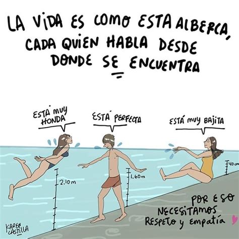 La Vida Es Como Esta Alberca Cada Quien Habla Desde Donde Se Encuentra